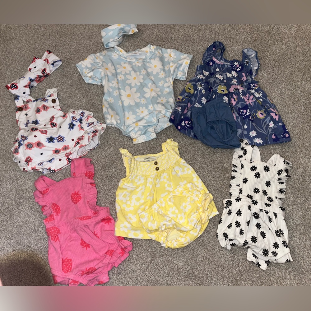 Baby girl summer romper
